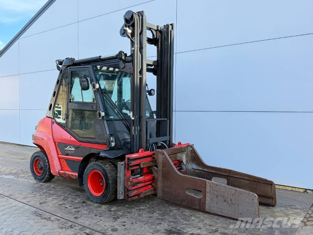 Linde H70D - Side Shift / Fork Positioners / Duplex Dīzeļa autoiekrāvēji