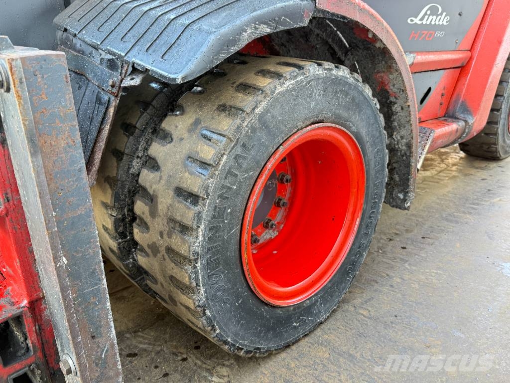 Linde H70D - Side Shift / Fork Positioners / Duplex Dīzeļa autoiekrāvēji