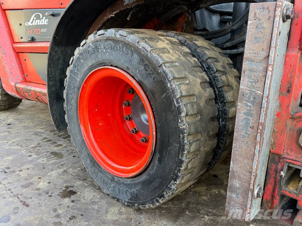 Linde H70D - Side Shift / Fork Positioners / Duplex Dīzeļa autoiekrāvēji