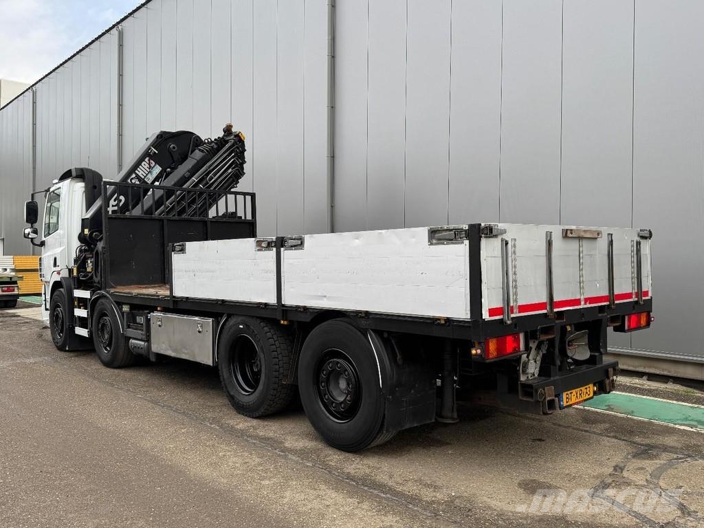 DAF CF 85.360 8x2 + HIAB 422E8 + REMOTE CONTROL Flatbed / Dropside trucks