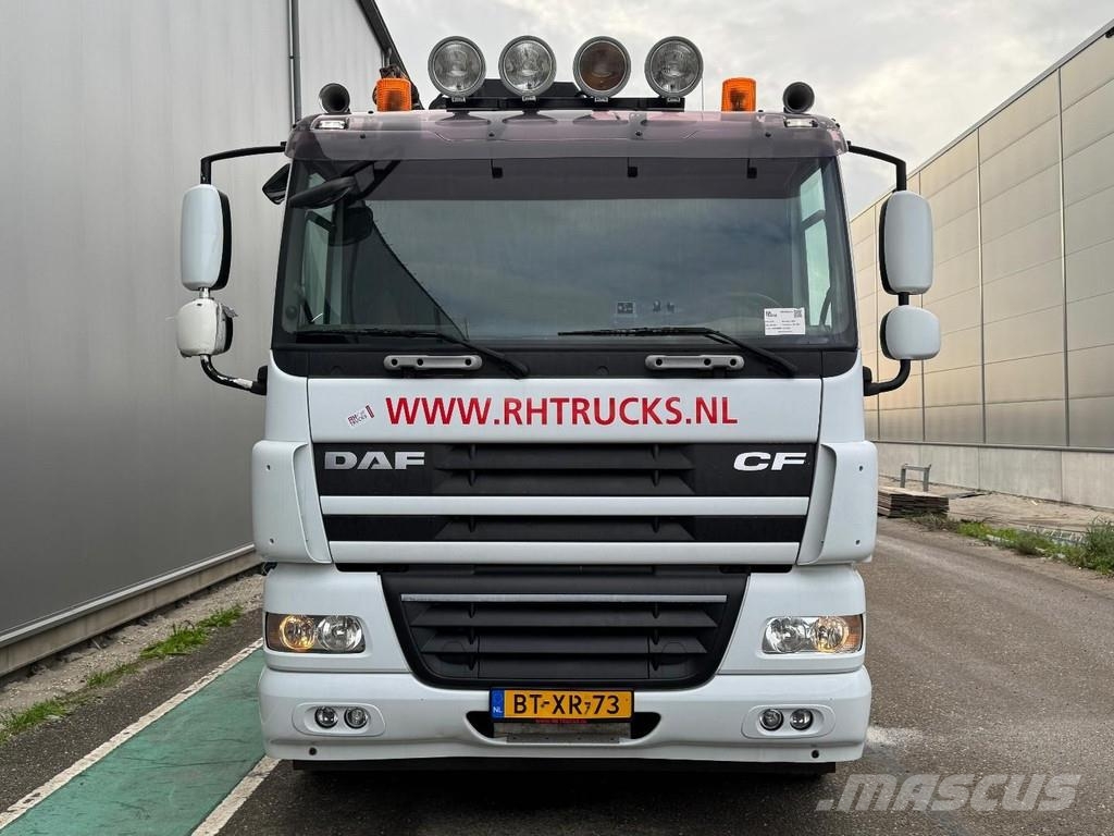 DAF CF 85.360 8x2 + HIAB 422E8 + REMOTE CONTROL Flatbed / Dropside trucks