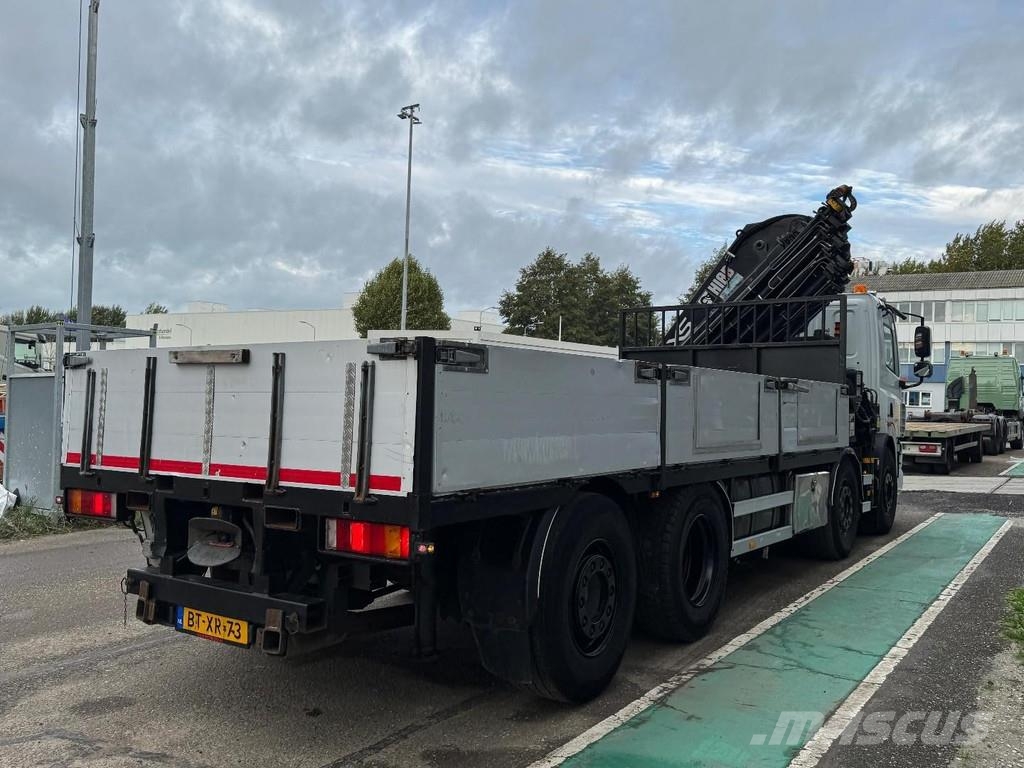 DAF CF 85.360 8x2 + HIAB 422E8 + REMOTE CONTROL Flatbed / Dropside trucks