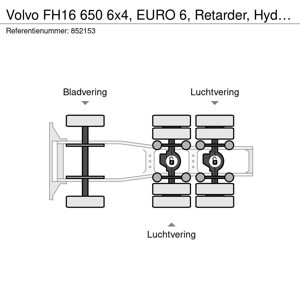 Volvo FH16 650 6x4, EURO 6, Retarder, Hydraulic, Standai Prime Movers