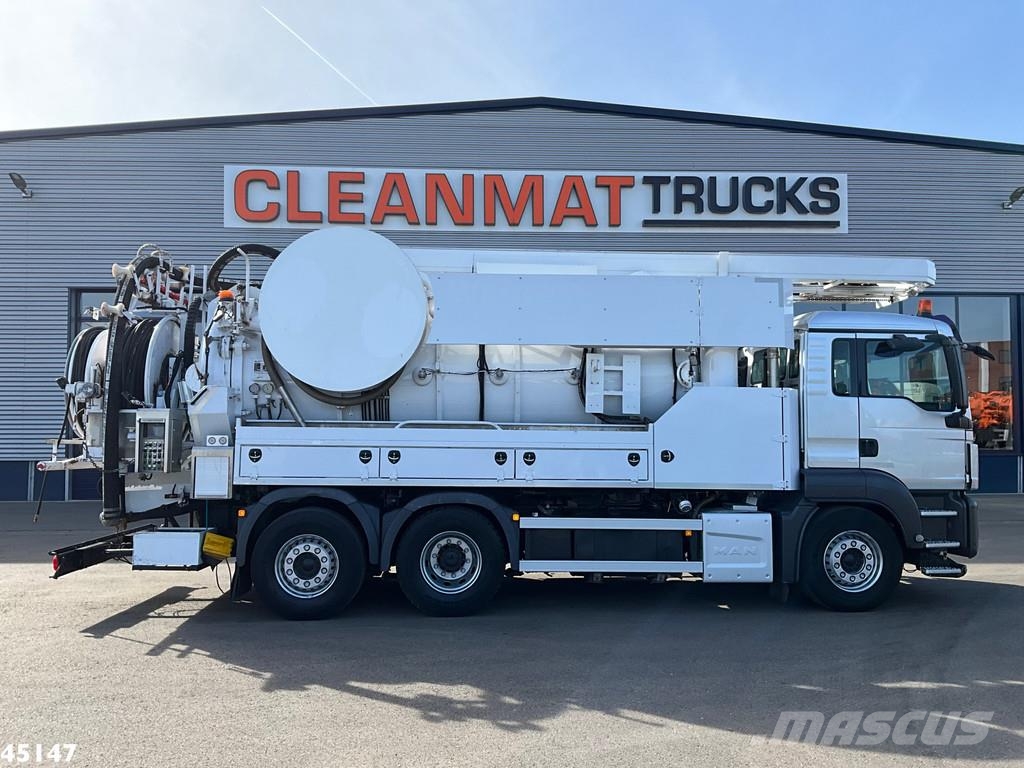 MAN TGS 26.440 Euro 6 Kroll 11m³ Riool Combi Saug- und Druckwagen