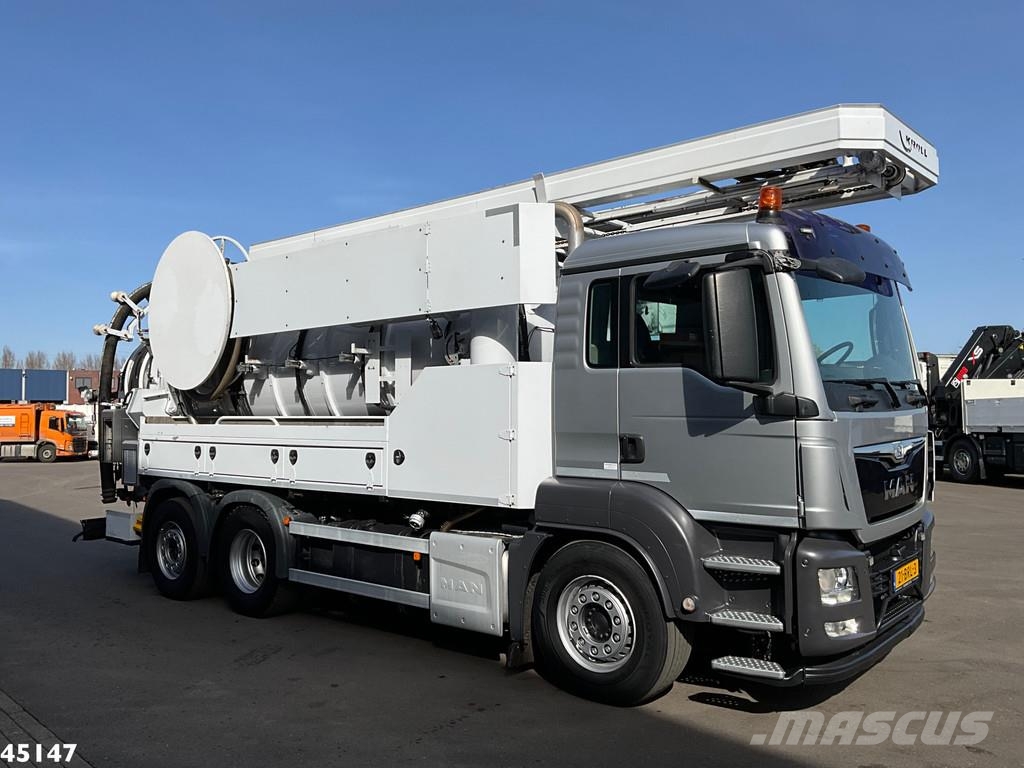 MAN TGS 26.440 Euro 6 Kroll 11m³ Riool Combi Saug- und Druckwagen