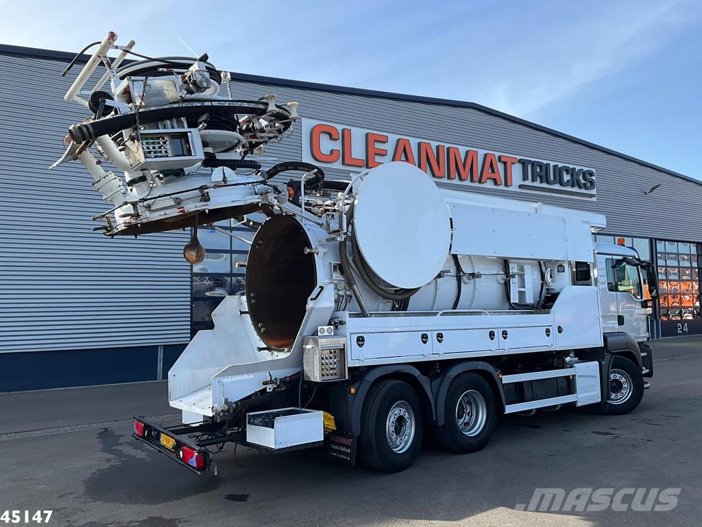 MAN TGS 26.440 Euro 6 Kroll 11m³ Riool Combi Saug- und Druckwagen
