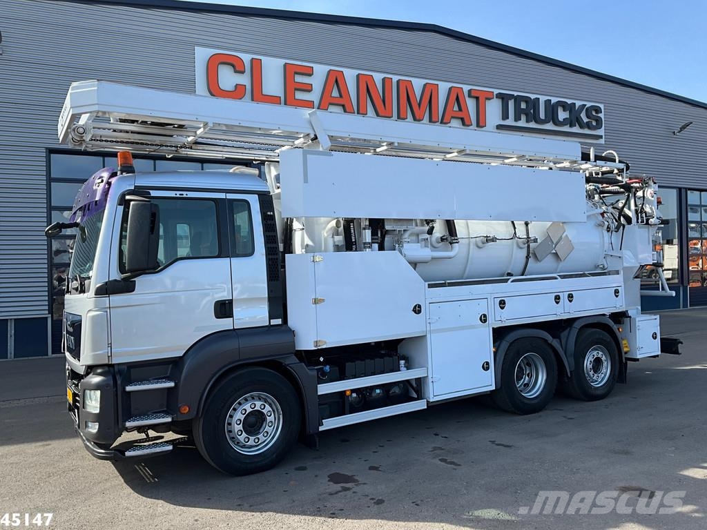 MAN TGS 26.440 Euro 6 Kroll 11m³ Riool Combi Saug- und Druckwagen