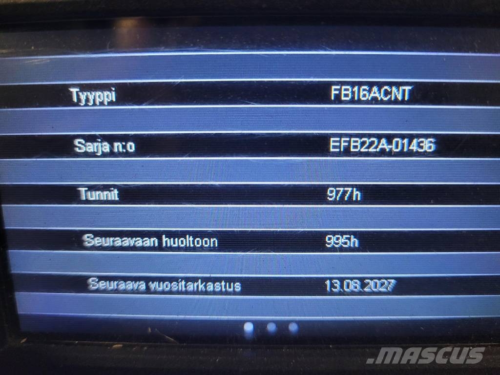Mitsubishi FB 16 ACNT Sähkötrukit