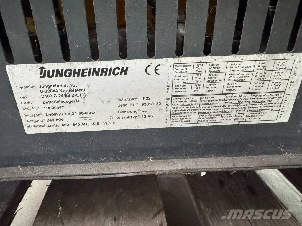 Jungheinrich 24V 80A cargadores