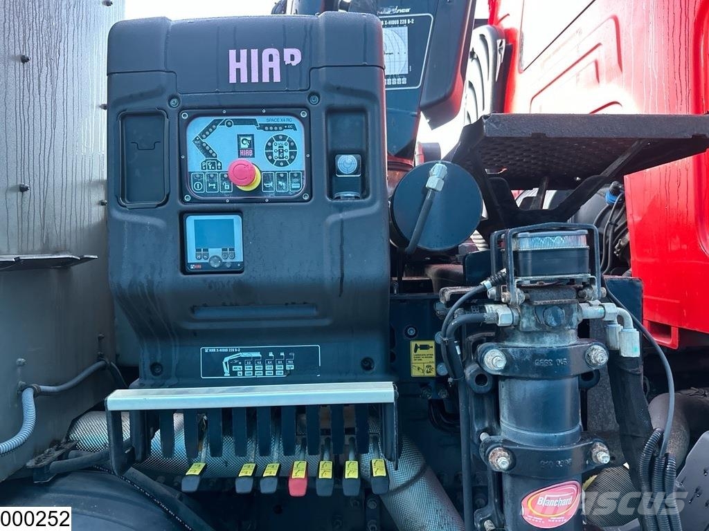Renault C 380 8x2 EURO 6, Fassi, Remote Platte bakwagens