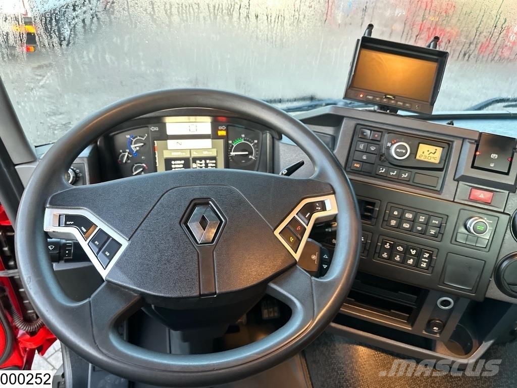 Renault C 380 8x2 EURO 6, Fassi, Remote Platte bakwagens