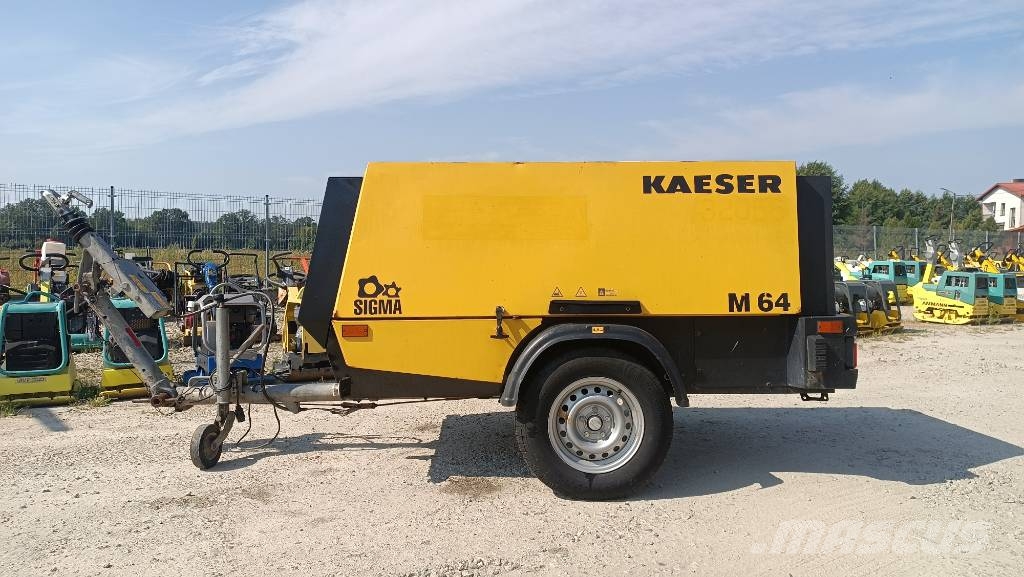 Kaeser M 64 M 50 M122 M 114 ATLAS COPCO XAHS 186 Kompresoriai