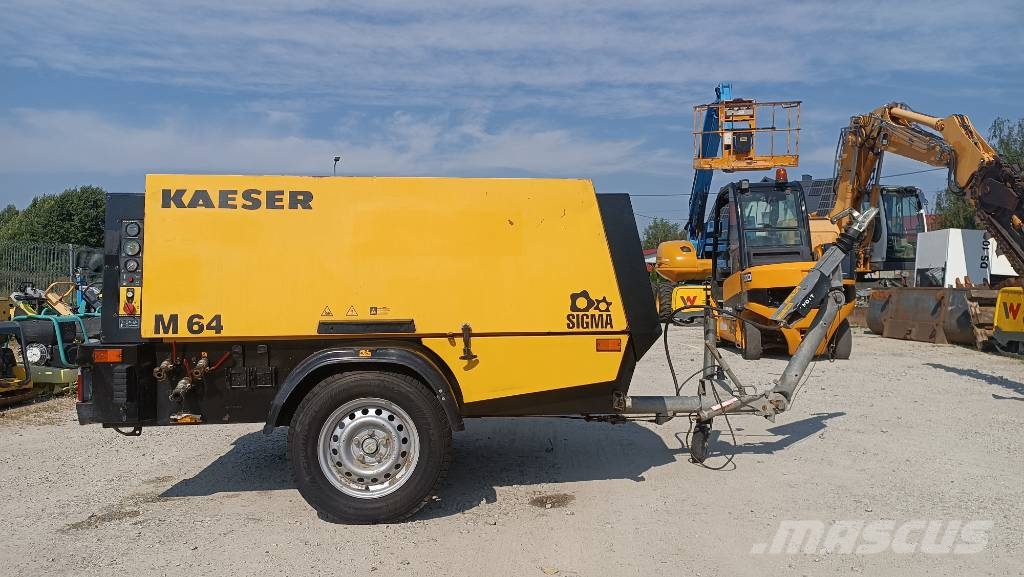 Kaeser M 64 M 50 M122 M 114 ATLAS COPCO XAHS 186 Kompresoriai