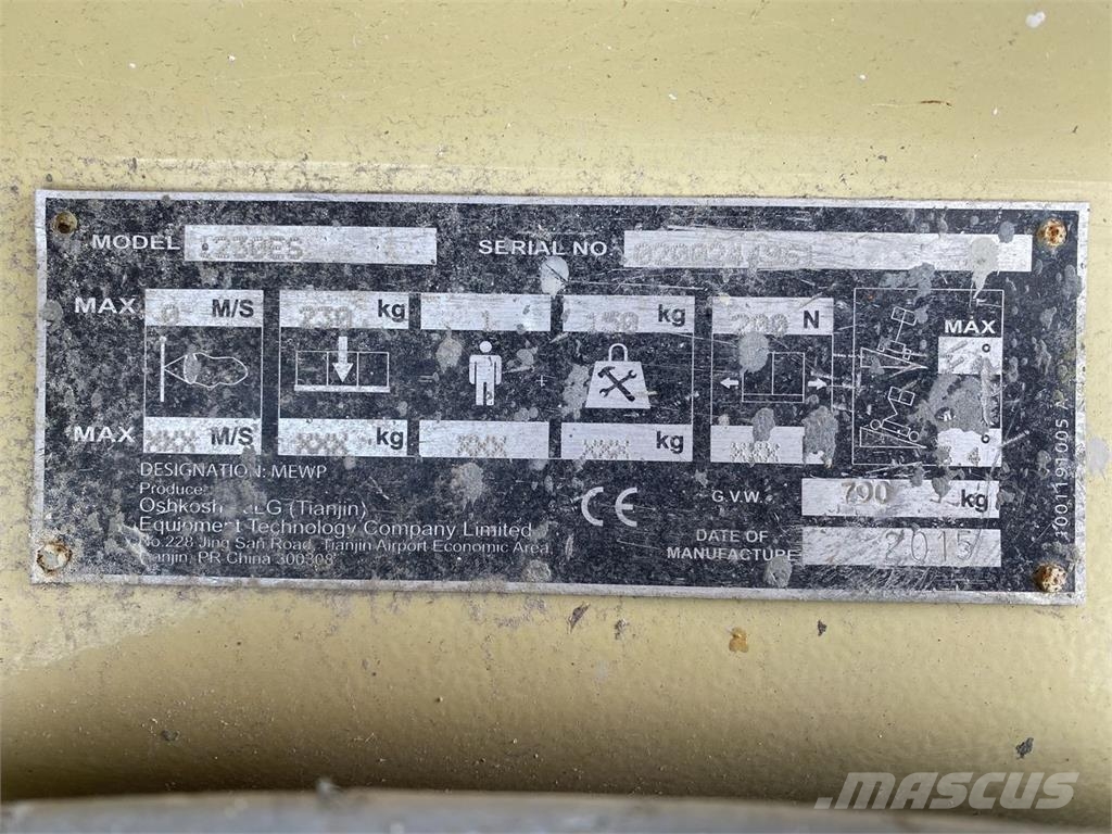 JLG 1230ES Henkilönostimet ja nostolaitteet
