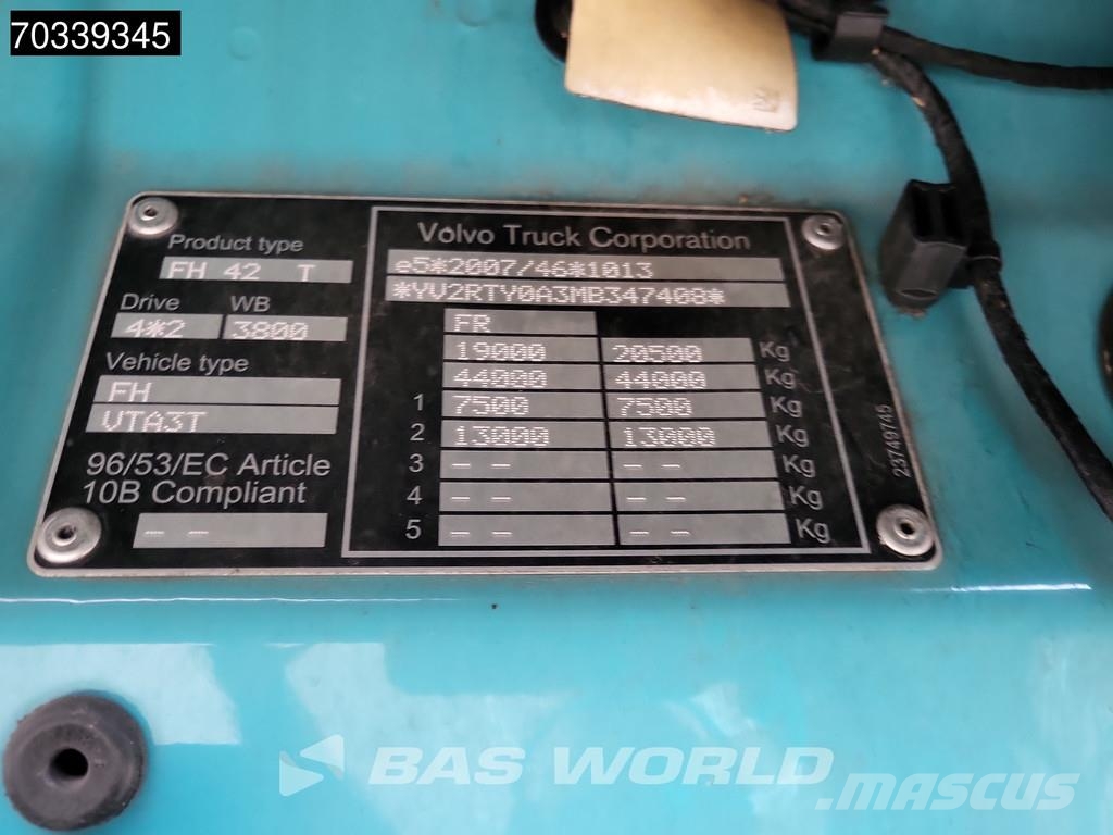 Volvo FH 460 4X2 ADR 2x Tanks Cruise Control Sadulveokid