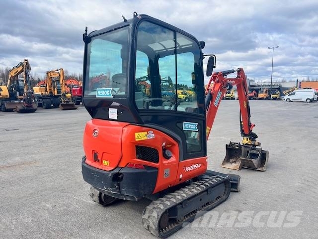 Kubota KX 019-4 / Engcon ,Luiskak,Kuokkak,Kaapelik Mini excavators < 7t (Mini diggers)