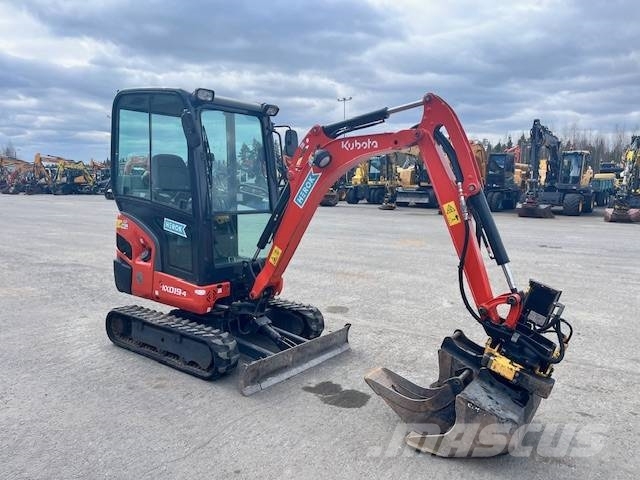 Kubota KX 019-4 / Engcon ,Luiskak,Kuokkak,Kaapelik Mini excavators < 7t (Mini diggers)