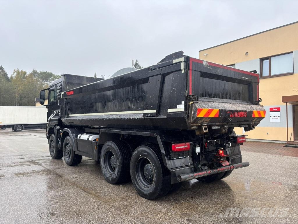 MAN TGS 41.500 8x6 EURO6 FULL STEEL + RETARDER + VIBRA Camion benne
