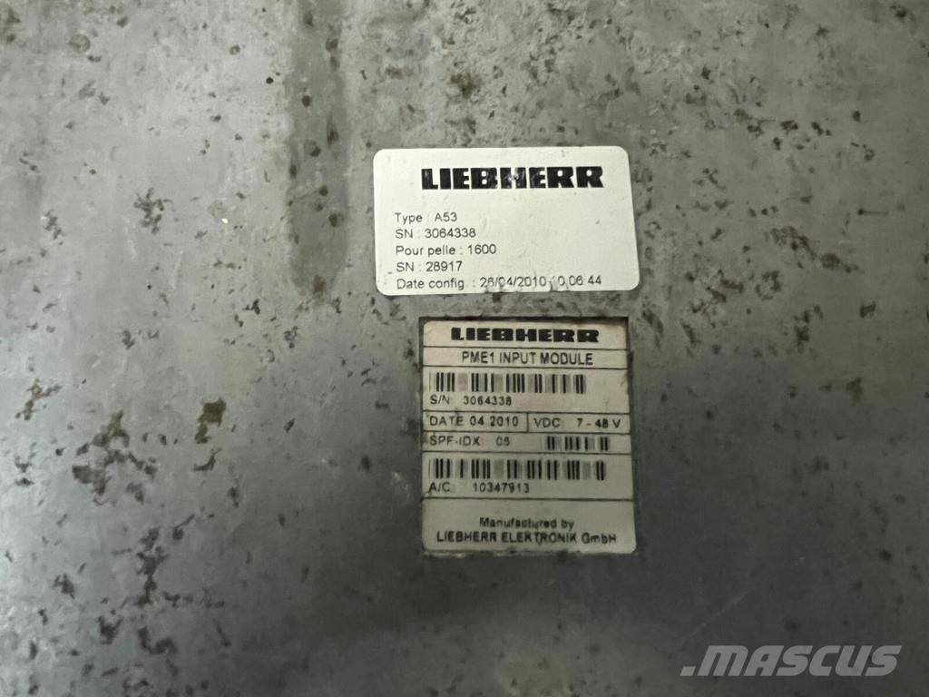 Liebherr Control PME1 input module 電子機器