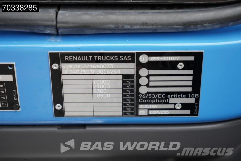 Renault D 240 D 4X2 NEW 16t chassis Automatic ACC Euro 6 Φορτηγά Σασί