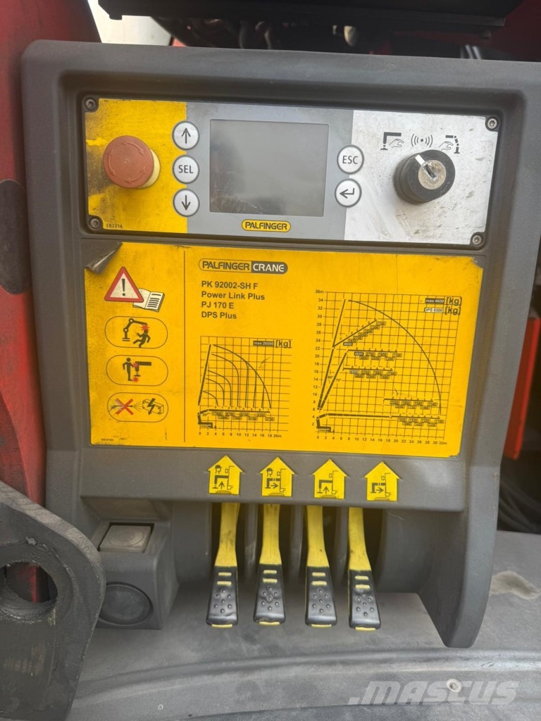 MAN TGS 35.500 + Palfinger PK 92002 SH F Loader cranes