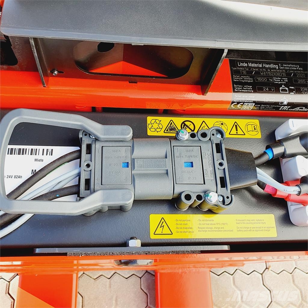 Linde T16 Li-Ion Ručni električni viljuškar