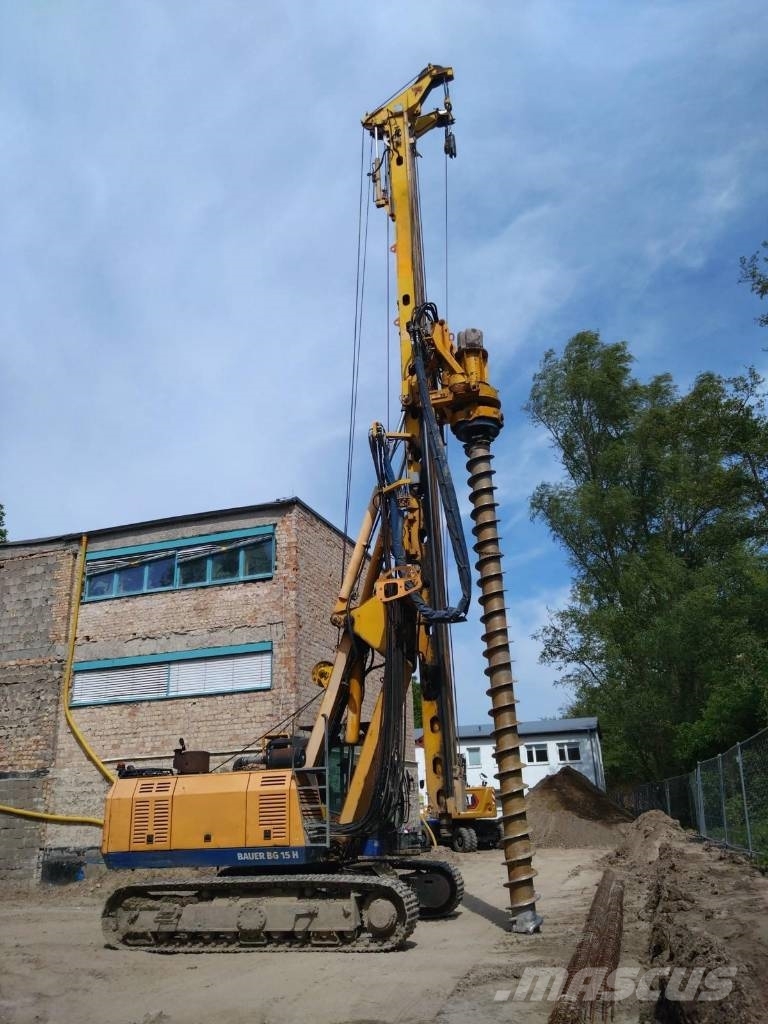 Bauer BG 15H Rotary Piling Rig, 2008, United Kingdom - Used piling rigs ...