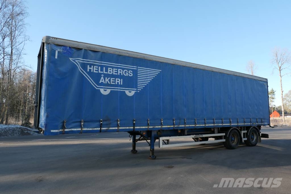 Montracon C2a Gardintrailer Semi-trailer med Gardinsider