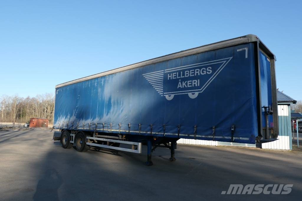 Montracon C2a Gardintrailer Semi-trailer med Gardinsider