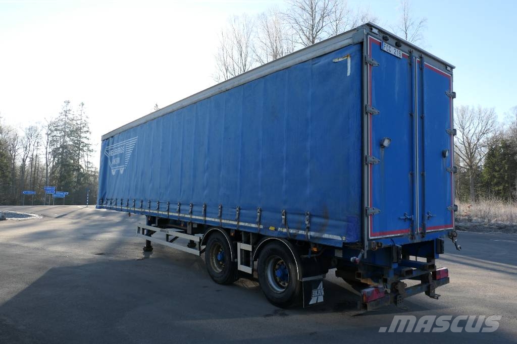 Montracon C2a Gardintrailer Semi-trailer med Gardinsider