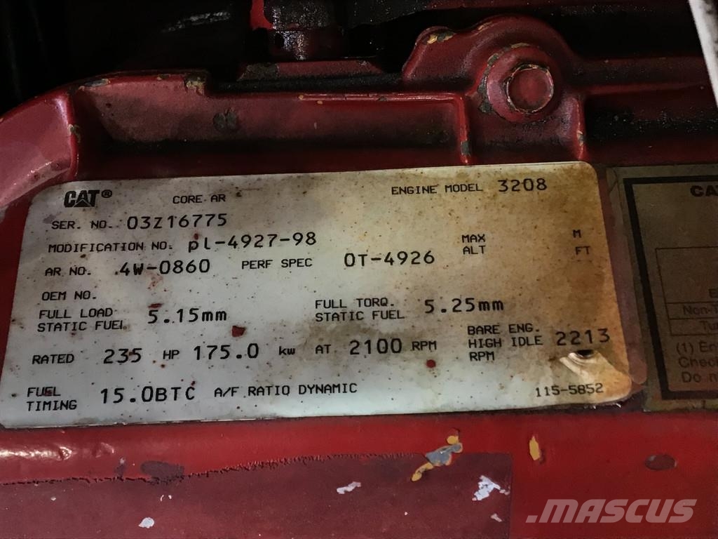 CAT 3208 03Z-4W0860 USED Motoren