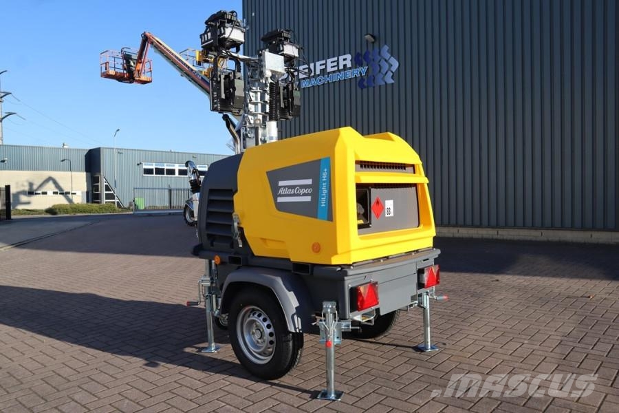 Atlas Copco Hilight H6+ Valid inspection, Max Boom Height 8m, أبراج خفيفة