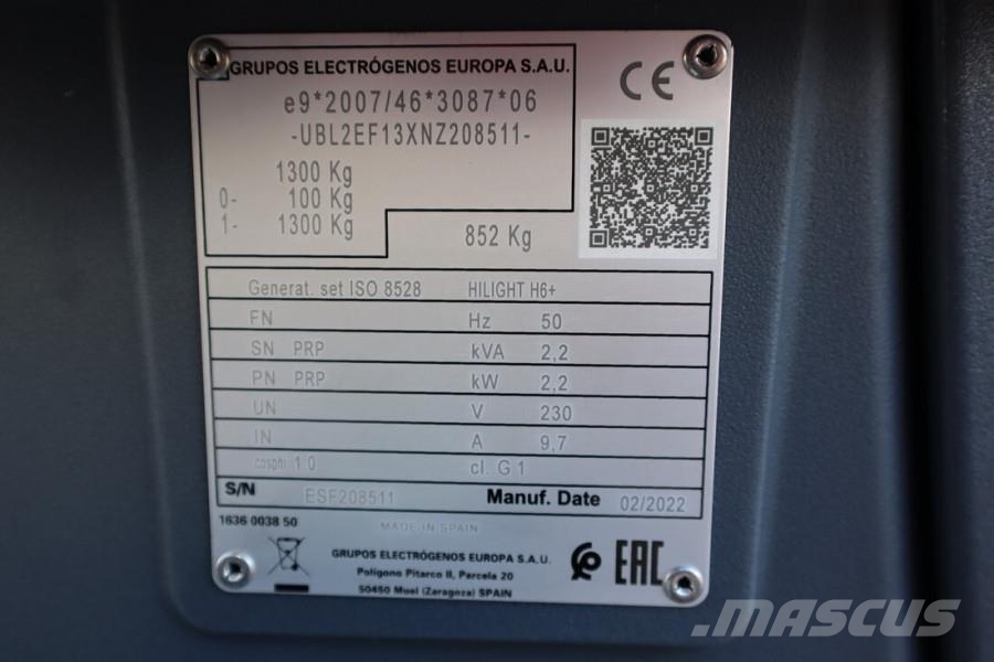 Atlas Copco Hilight H6+ Valid inspection, Max Boom Height 8m, أبراج خفيفة