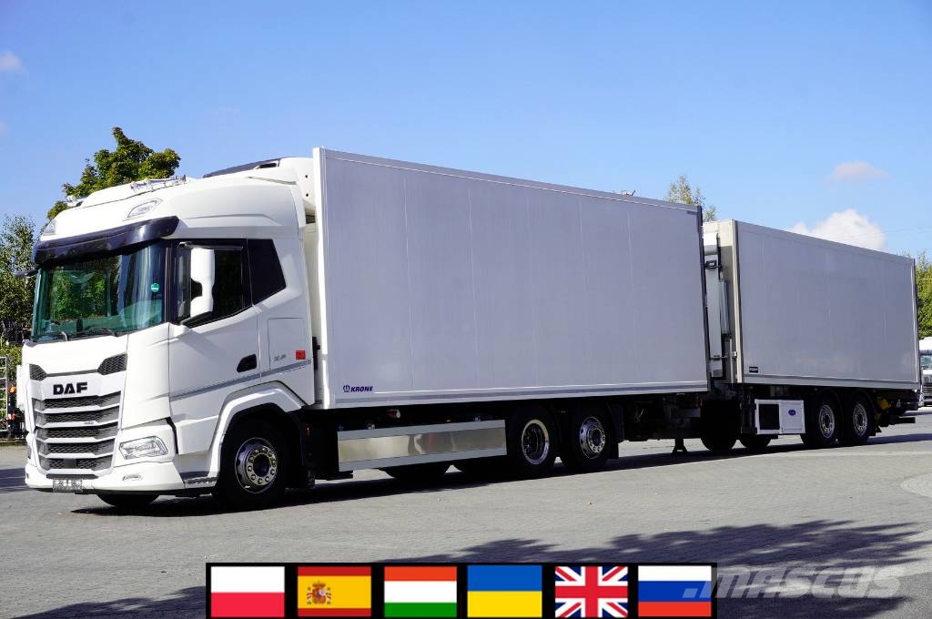 DAF XF 450 6x2 / refrigerated truck + trailer Tovornjaki hladilniki