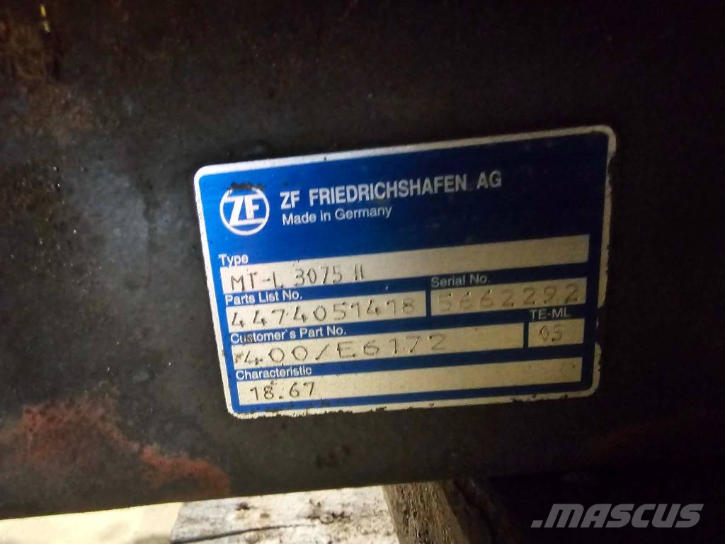 ZF MT-L 3075-|| Ejes