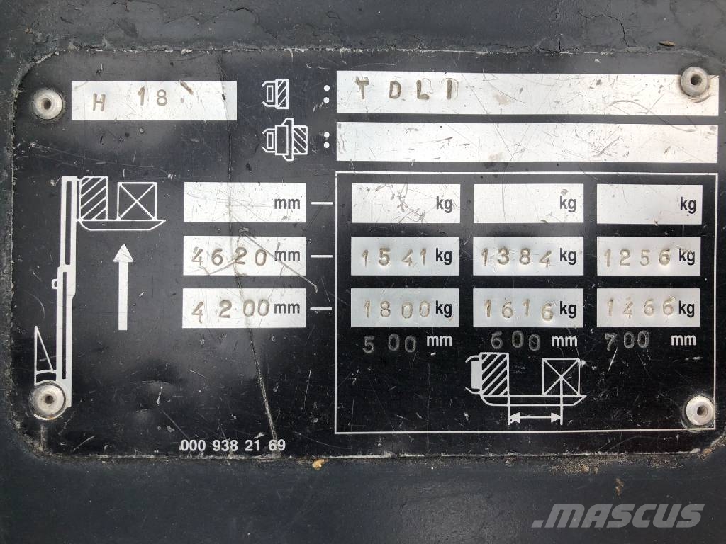 Linde H18T-03 /350/ V-3378 OB Plinski viljuškari