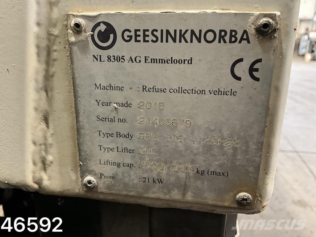 DAF FAN CF 330 Euro 6 Geesink 23m³ Komunalni tovornjaki