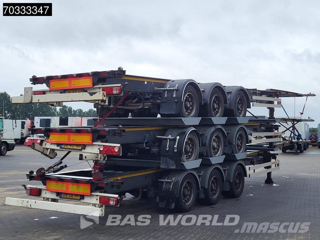 Kässbohrer CS Lift Axle 40ft Semirremolques portacontenedores