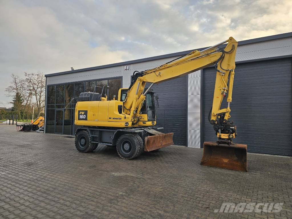 Komatsu PW 160-11 حفارات بعجل