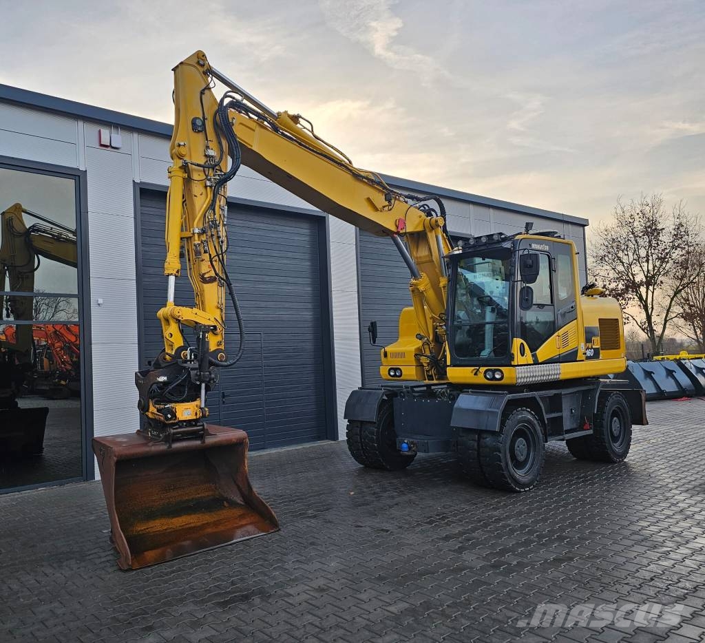 Komatsu PW 160-11 حفارات بعجل