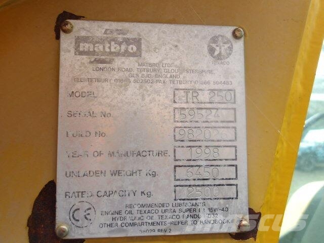 Matbro TR250 Telescopic handlers