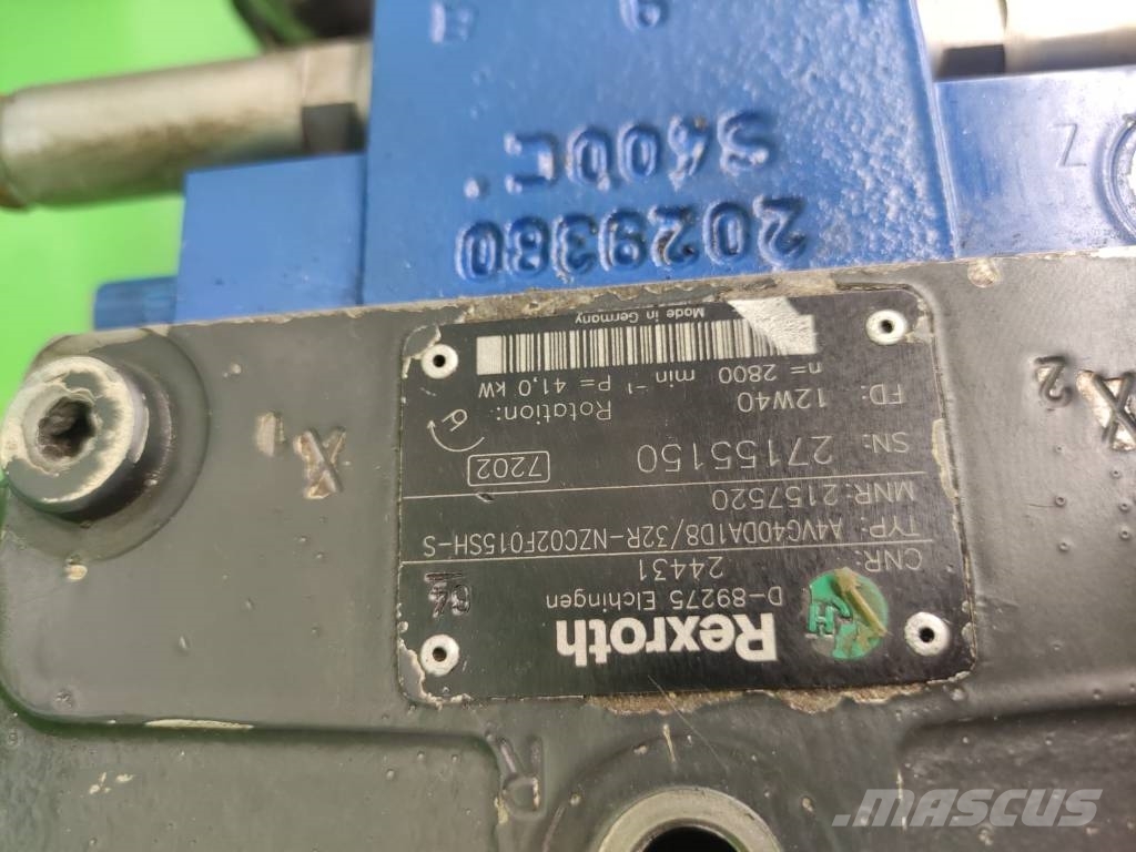 Weidemann T 5625 Rexroth R902084884 Drive Hydraulic Pump A4V Μετάδοση κίνησης
