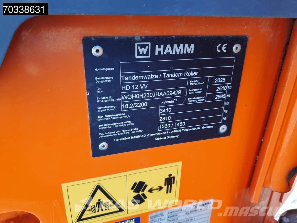 Hamm HD12 VV Tandemrullid