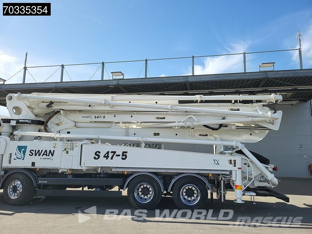 MAN TGS 35.510 8X4 47 mtrs SWAN TSP 47-5 160RZ concret مضخات خرسانة