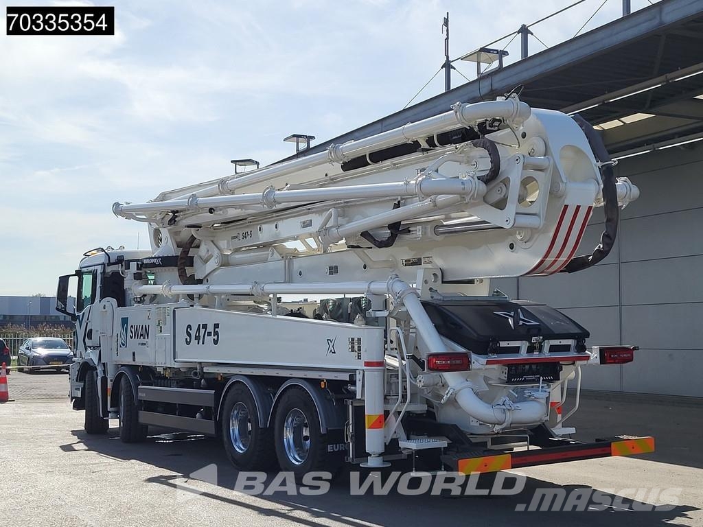 MAN TGS 35.510 8X4 47 mtrs SWAN TSP 47-5 160RZ concret Samojezdne pompy do betonu