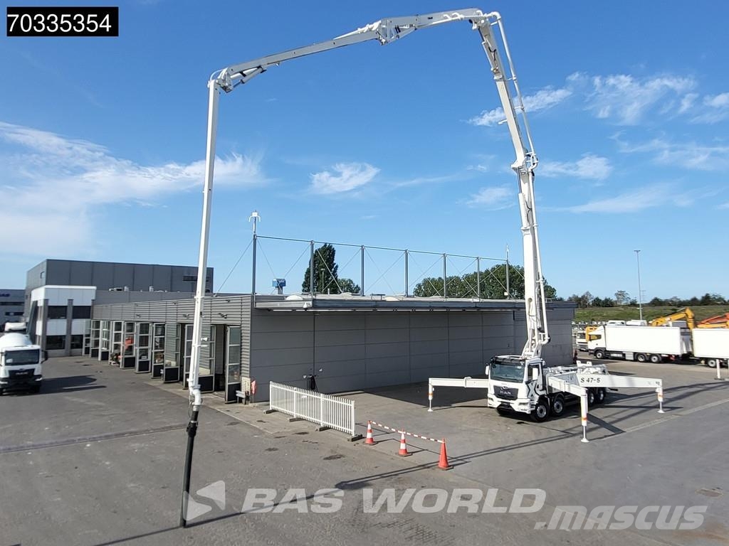 MAN TGS 35.510 8X4 47 mtrs SWAN TSP 47-5 160RZ concret Samojezdne pompy do betonu