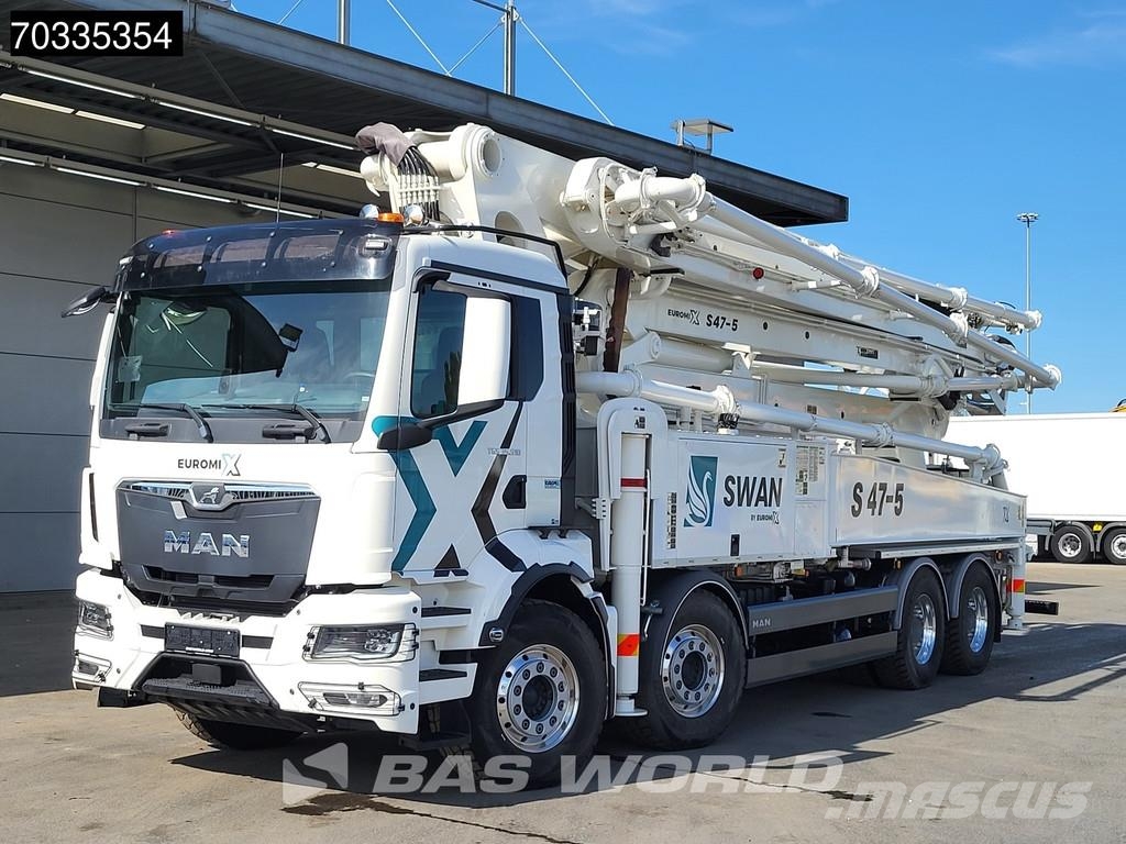 MAN TGS 35.510 8X4 47 mtrs SWAN TSP 47-5 160RZ concret Samojezdne pompy do betonu