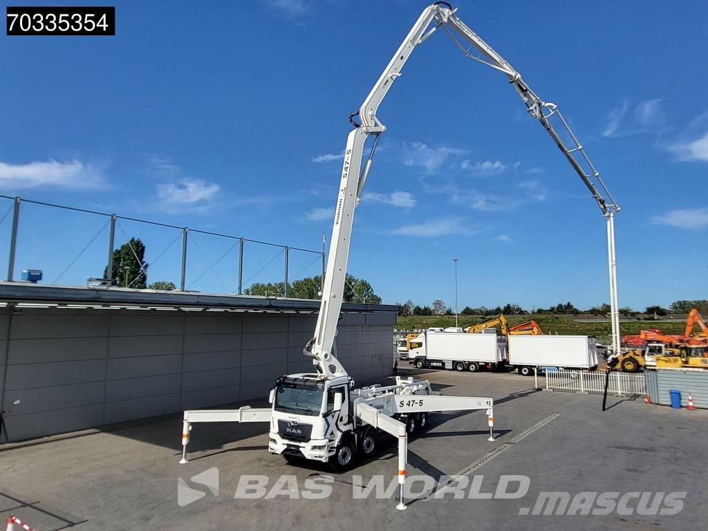 MAN TGS 35.510 8X4 47 mtrs SWAN TSP 47-5 160RZ concret مضخات خرسانة