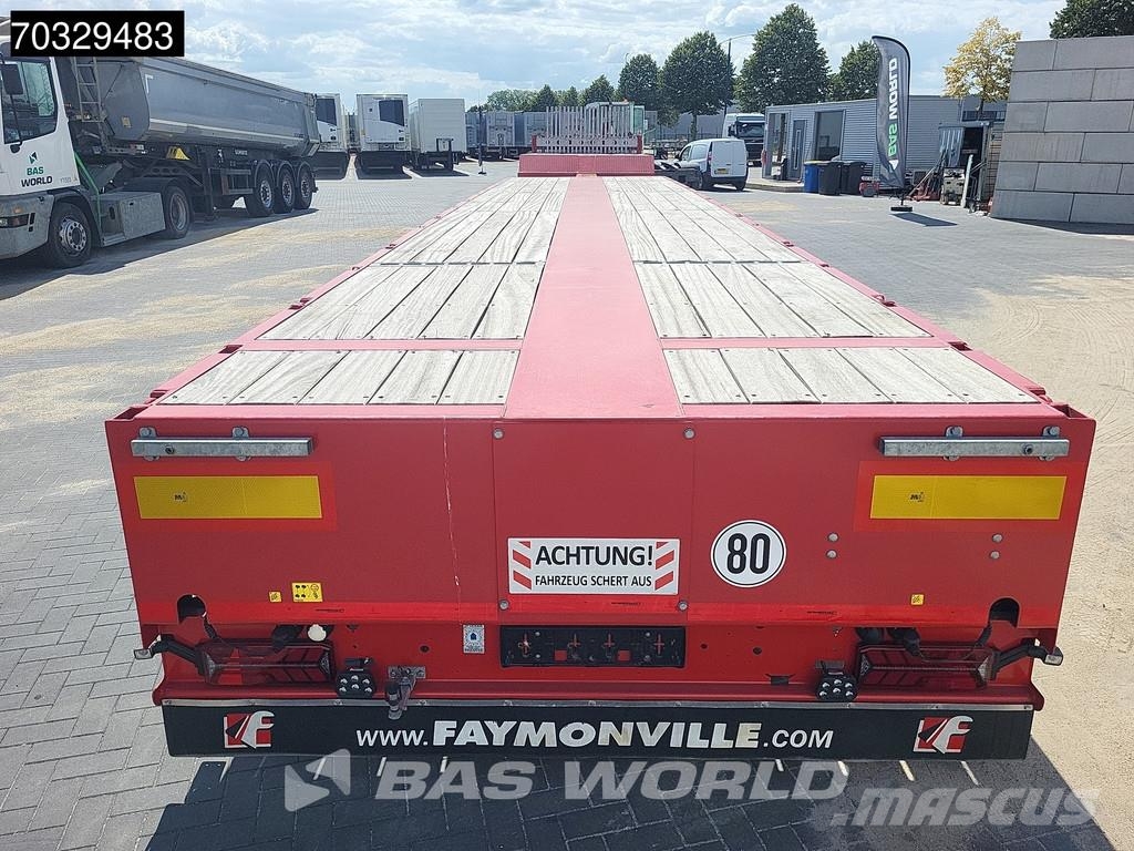 Faymonville F-S44-1BBY 4 axles Tripple tele 47mtr Semirremolques de carga baja