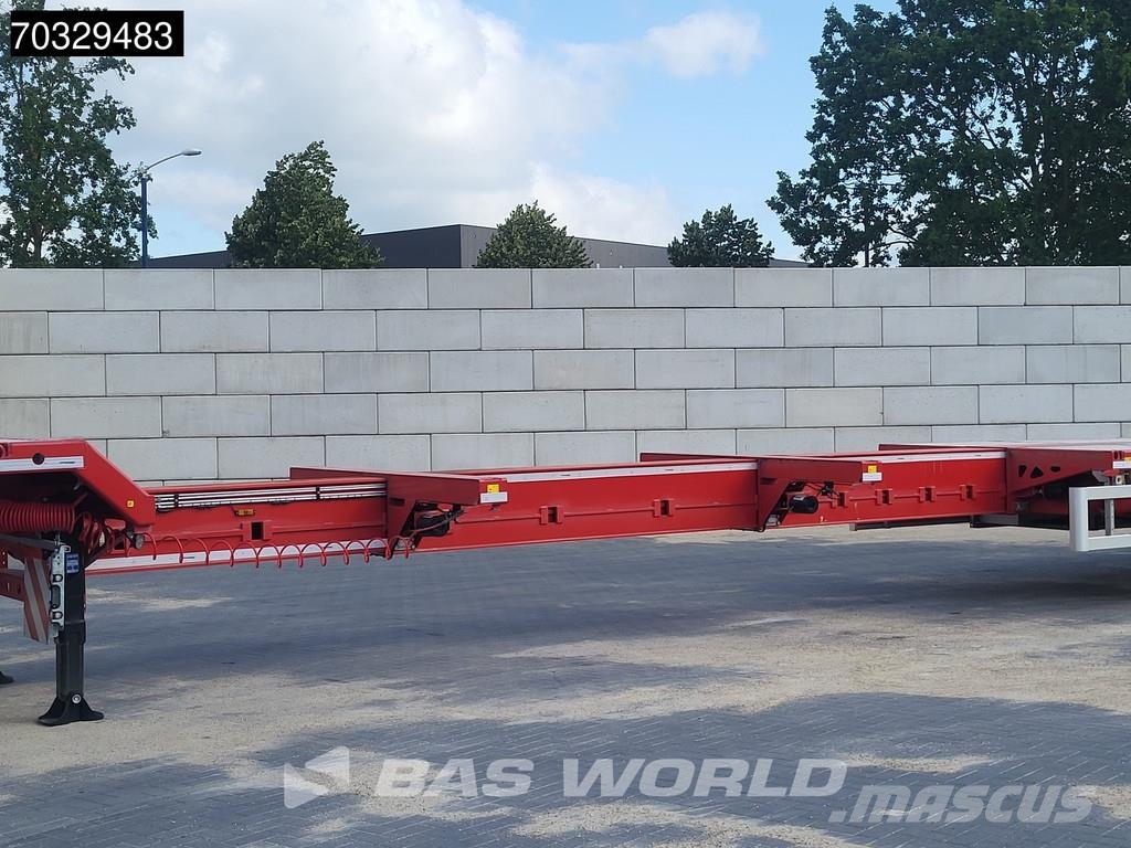 Faymonville F-S44-1BBY 4 axles Tripple tele 47mtr Semirremolques de carga baja